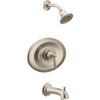 image:imageMoen T2157EP Brantford PosiTemp EcoPerformance Tub and Shower Trim Kit Valve Required ChromeBrushed Nickel