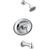 image:imageMoen T2157EP Brantford PosiTemp EcoPerformance Tub and Shower Trim Kit Valve Required ChromeChrome