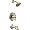 image:imageMoen T2183BN Dartmoor PosiTemp tubshowerBrushed Nickel 1Brushed Nickel