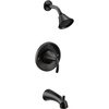 image:imageMoen T2743BN Glyde PosiTemp TubShower Faucet Brushed NickelMatte Black