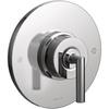image:imageMoen TS22001 Arris PosiTemp Pressure Balancing Modern Tub and Shower Valve Trim Kit Valve Required ChromeChrome