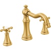 image:imageMoen TS22101BG Weymouth TwoHandle Roman Tub Faucet with Cross Handles Trim Kit Valve Required Brushed GoldBrushed Gold