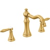 image:imageMoen TS22103BG Weymouth TwoHandle Roman Tub Faucet with Lever Handles Trim Kit Valve Required Brushed GoldBrushed Gold