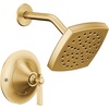 image:imageMoen TS2912EPBG Flara PosiTemp Pressure Balancing EcoPerformance Shower Trim Kit Valve Required Brushed Gold