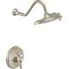 image:imageMoen TS32102NL Weymouth PosiTemp Shower Trim Kit Valve Required including 9Inch 2Spray EcoPerformance Rainshower Polished NickelBrushed Nickel