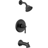 image:imageMoen UT2183EP Dartmoor MCORE 2Series 1Handle Tub and Shower Trim Kit Valve Required ChromeMatte Black