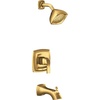 image:imageMoen UT2693EP Voss Collection MCORE 2Series 1Handle Tub and Shower Trim Kit Valve Required ChromeBrushed Gold