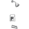 image:imageMoen UT2813EPBL Rizon MCORE 2Series 1Handle Tub and Shower Trim Kit Valve Required Matte BlackChrome