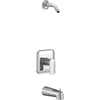 image:imageMoen UT2813NH Rizon MCORE 2Series 1Handle Tub and Shower Trim Kit Valve Required ChromeChrome