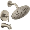 image:imageMoen UT2843EPBN Glyde MCORE 2Series 1Handle Tub and Shower Trim Kit Valve Required Brushed NickelBrushed Nickel