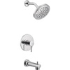 image:imageMoen UT3293EP Align MCORE 3Series 1Handle EcoPerformance Tub and Shower Trim Kit Valve Required Chrome