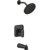 image:imageMoen UT3813EP Align MCORE 3Series 1Handle EcoPerformance Tub and Shower Trim Kit Valve Required ChromeMatte Black