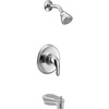 image:imageMoen UTL172EP Legend MCORE 3Series 1Handle EcoPerformance Tub and Shower Trim Kit Valve Required Chrome