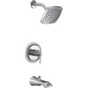 image:imageMoen UTS2913EPBG Flara MCORE 2Series 1Handle Tub and Shower Trim Kit Valve Required Brushed GoldChrome