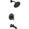 image:imageMoen UTS3203BL Doux MCORE 3Series 1Handle Tub and Shower Trim Kit Valve Required Matte Black
