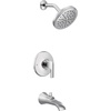 image:imageMoen UTS3203BN Doux MCORE 3Series 1Handle Tub and Shower Trim Kit Valve Required Brushed NickelChrome