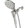 image:imageMoen Verso Chrome Round Rain Shower Head and Detachable Handshower Combination with Magnetix Docking System and 60inch Metal Hose 220C2Spot Resist Nickel