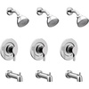 image:imageMoen Vichy Chrome Bathroom Tub Shower Faucet System without Valve T2663EP3