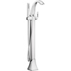 image:imageMoen Voss Brushed Gold OneHandle Freestanding Floor Mount Tub Filler with Handshower 695BGChrome
