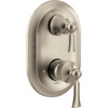image:imageMoen Wynford Brushed Nickel MCORE 3Series 2Handle Shower Trim with Transfer Valve Double Handle for Bathtub Valve Required UT5500BNBrushed Nickel