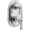 image:imageMoen Wynford Brushed Nickel MCORE 3Series 2Handle Shower Trim with Transfer Valve Double Handle for Bathtub Valve Required UT5500BNChrome