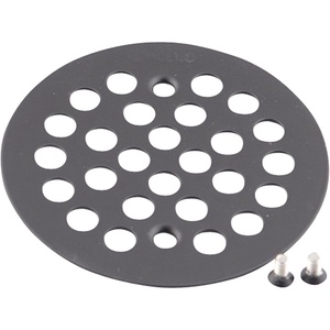 image:imageMoen 101664BN 414Inch ScrewIn Shower Strainer Brushed NickelWrought Iron