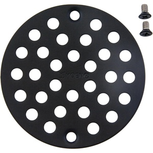 image:imageMoen 102763WR 4Inch ScrewIn Shower Strainer Drain Cover Wrought IronWrought Iron