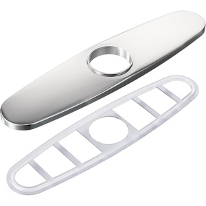 image:imageMoen 141002 Kitchen Faucet Escutcheon Deckplate for 3Hole Installation ChromeChrome