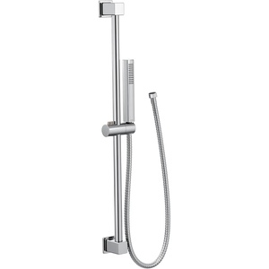 image:imageMoen 3988EPSRN OneFunction EcoPerformance Modern Handshower with 30Inch Slide Bar and 69Inch Hose Spot Resist Brushed NickelChrome