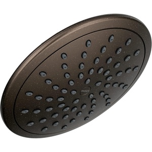 image:imageMoen 8Inch Fixed EcoPerformance Rainshower Showerhead Brushed Nickel 6345EPBNOil Rubbed Bronze