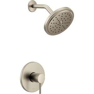 image:imageMoen Align Brushed Gold MCORE 3Series Shower Trim Kit with Wide Showerhead and Lever Handle Valve Required UT3292BGBrushed Nickel