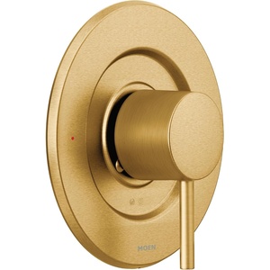 image:imageMoen Align Brushed Gold Moentrol Volume Control Modern Shower Valve Trim Kit Valve Required T3291BGBrushed Gold