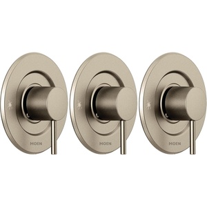 image:imageMoen Align Brushed Gold Moentrol Volume Control Modern Shower Valve Trim Kit Valve Required T3291BGBrushed Nickel