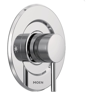 image:imageMoen Align Brushed Gold Moentrol Volume Control Modern Shower Valve Trim Kit Valve Required T3291BGChrome