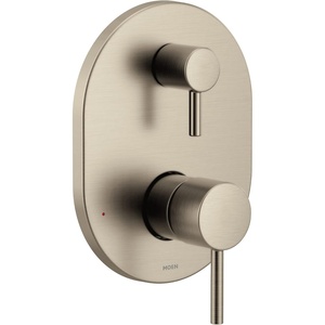 image:imageMoen Align MCORE 3Series 2Handle Shower Faucet Trim Kit Valve Required Tub and Shower Trim with Lever Handles Brushed Nickel UT3290BNBrushed Nickel
