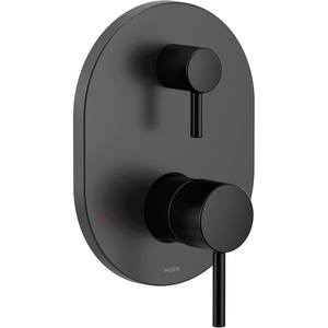 image:imageMoen Align MCORE 3Series 2Handle Shower Faucet Trim Kit Valve Required Tub and Shower Trim with Lever Handles Brushed Nickel UT3290BNMatte Black