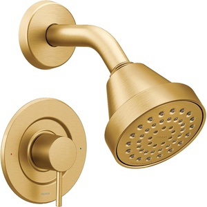image:imageMoen Align Matte Black PosiTemp Pressure Balancing EcoPerformance Modern Shower Trim Kit Valve Required T2192EPBLBrushed Gold