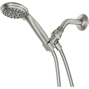 image:imageMoen Attune Shower Head with Handheld Sprayer 6 Handheld Shower Head Spray Settings Spot Resist Brushed Nickel Finish 218H0SRNPack of 1