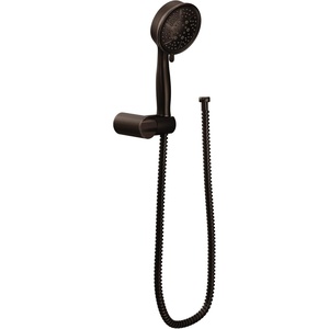 image:imageMoen Brushed Nickel Four Function EcoPerformance Handheld Shower with Wall Bracket and 69Inch Hose 3636EPBNOil Rubbed Bronze
