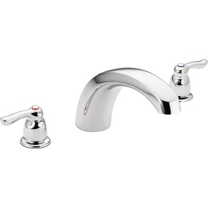 image:imageMoen Chateau Chrome TwoHandle Low Arc Roman Tub Faucet Valve Required T990Chrome