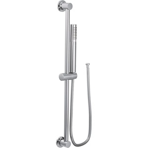 image:imageMoen Chrome Modern EcoPerformance Handshower Handheld Shower with 30Inch Slide Bar and 69Inch Metal Hose 3887EPChrome