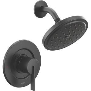 image:imageMoen Cia T2262EPBL PosiTemp Rain Shower 1Handle with EcoPerformance Shower Only Faucet Trim Kit Valve RequiredMatte Black
