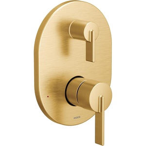 image:imageMoen Cia UT3331 MCORE 3Series 2Handle Shower Trim with Integrated Transfer Valve Valve Required ChromeBrushed Gold