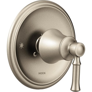 image:imageMoen Dartmoor Chrome 1Handle PosiTemp Pressure Balancing Valve Trim Kit Valve Required T2181Brushed Nickel