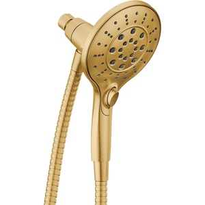 image:imageMoen Engage Chrome Magnetix SixFunction 55Inch Handheld Showerhead with Magnetic Docking System 3662EPBrushed Gold