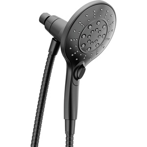 image:imageMoen Engage Chrome Magnetix SixFunction 55Inch Handheld Showerhead with Magnetic Docking System 3662EPMatte Black