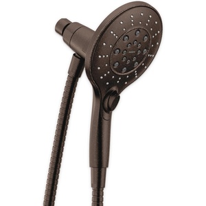 image:imageMoen Engage Chrome Magnetix SixFunction 55Inch Handheld Showerhead with Magnetic Docking System 3662EPOil Rubbed Bronze