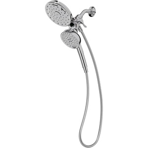 image:imageMoen Engage Matte Black 25 GPM Handheld Showerhead and Rain Shower 2in1 Combo Featuring Magnetic Docking System and Metal Hose 26009BLChrome