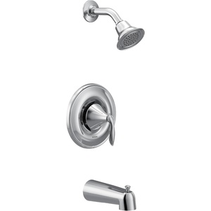 image:imageMoen Eva Chrome PosiTemp Tub and Shower Trim Kit Valve Required T2133Chrome
