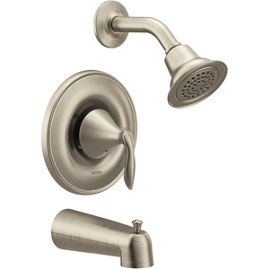 image:imageMoen Eva Oil Rubbed Bronze PosiTemp Tub and EcoPerformance Shower Trim Kit Valve Required T2133EPORBBrushed Nickel